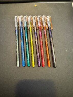 Glitter Gel Pens Set - Multicolor Sparkle Pens for Home Party Supplies